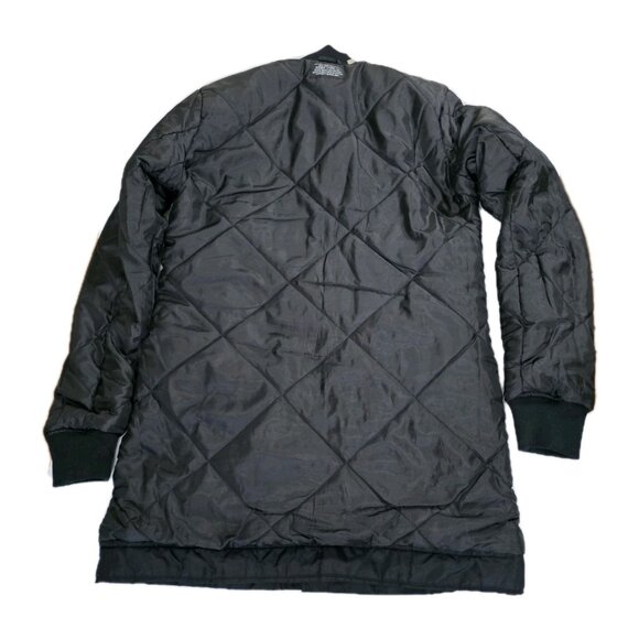 Schott NYC Jacket Flyer's Man M Black Army Type  U LS Pockets Two Way Zip Chore - Picture 12 of 16